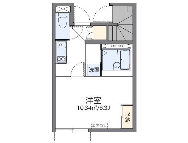 レオネクスト桜木(1K/1階)の間取り写真