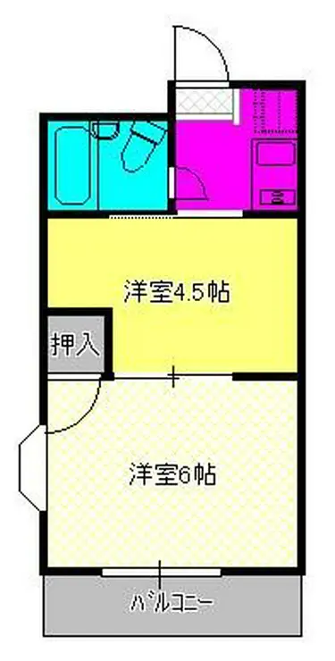 山寺ビル 3階階 間取り
