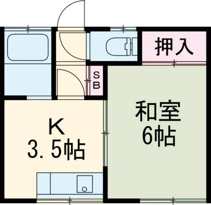 芙蓉荘 2階階 間取り