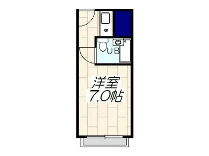 ステュディオ堺フェニックス(ワンルーム/9階)の間取り写真