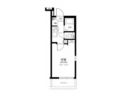 メゾン・ド・ソレイユ三ノ輪(1K/3階)の間取り写真