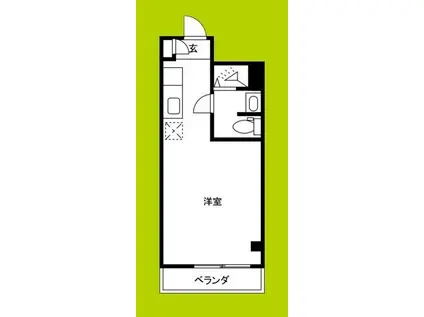 チサンマンション第3新大阪(ワンルーム/5階)の間取り写真