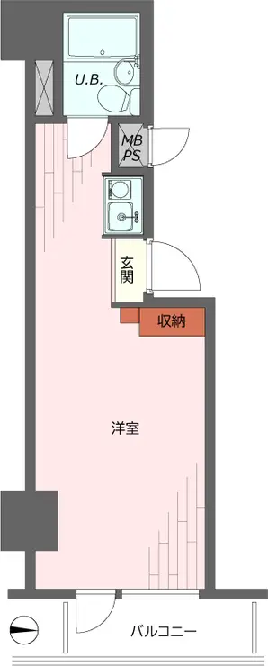 ライオンズプラザ新宿 5階階 間取り