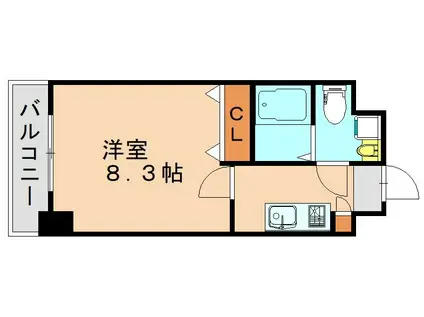 NO.71オリエントトラストタワー(1K/20階)の間取り写真