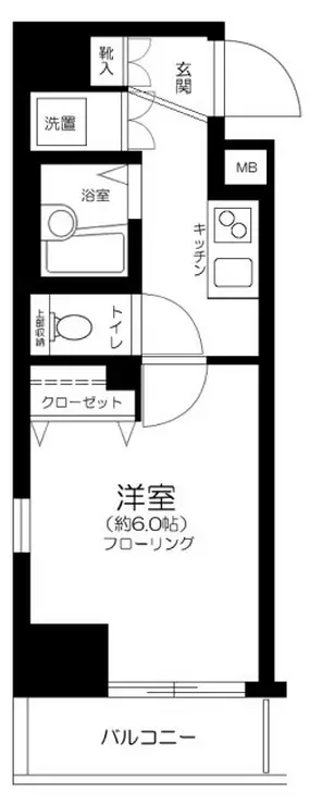 ドルチェ東京深川・壱番館 6階階 間取り