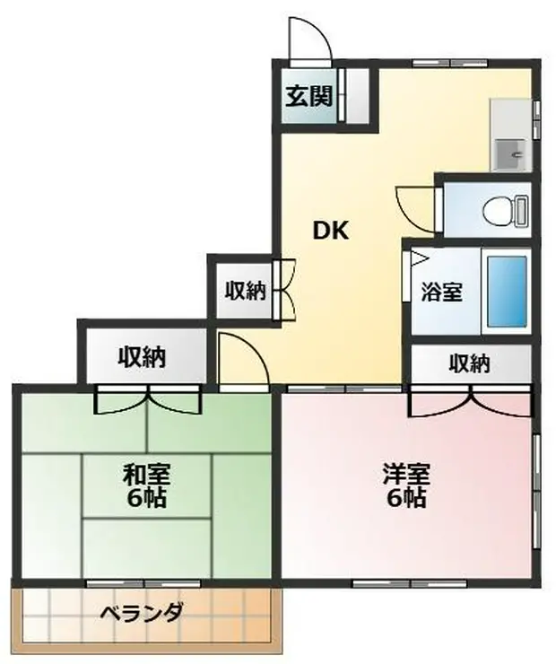 サンコーポラス 2階階 間取り