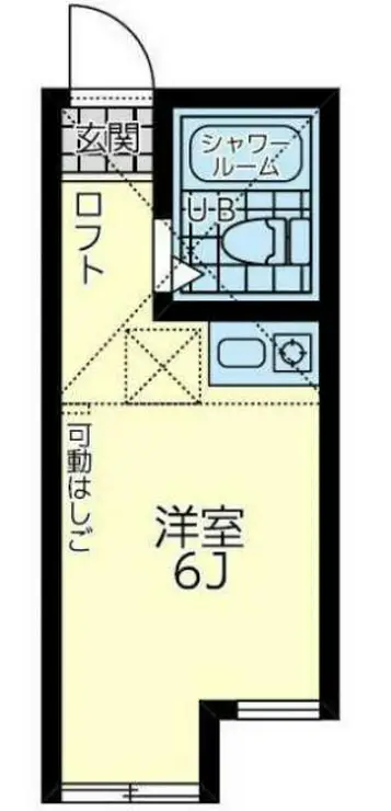 ユナイト花月園エスメラルダの瞳 2階階 間取り