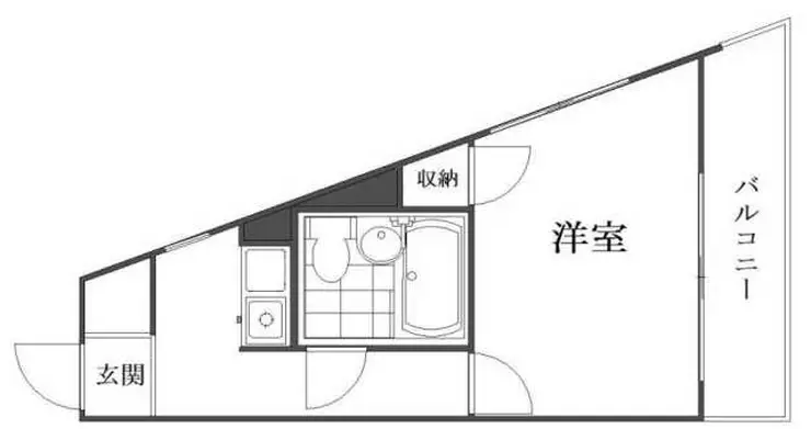 ロンスター三軒茶屋 2階階 間取り