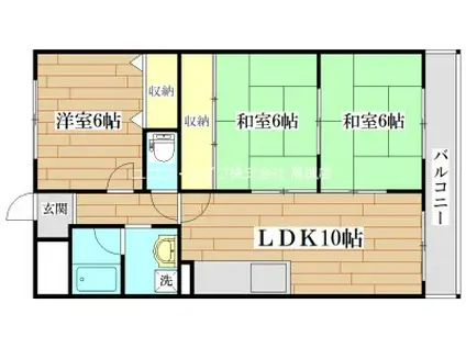 ソシアルミエール(3LDK/2階)の間取り写真