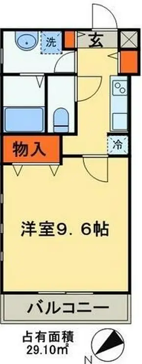 金太郎ヒルズ30 5階階 間取り