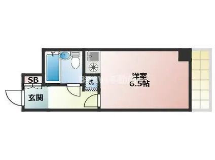 ライオンズマンション新大阪第3(ワンルーム/4階)の間取り写真