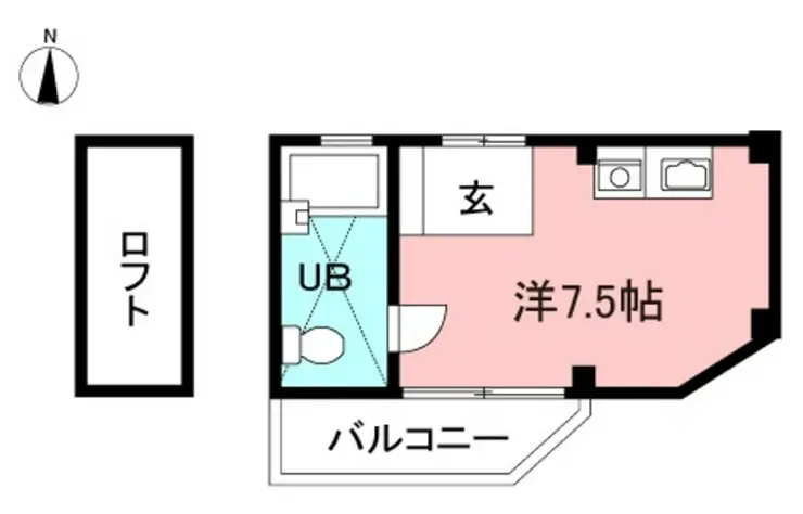 ユート柿生 1階階 間取り