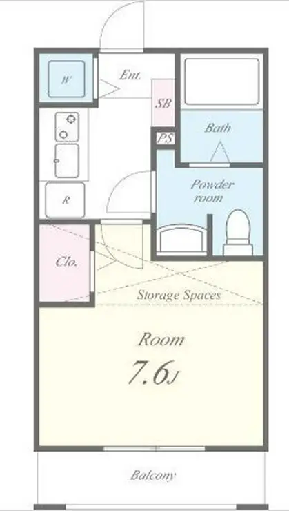 パルティール 2階階 間取り