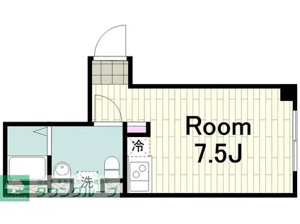 INFINA横浜戸部(ワンルーム/5階)の間取り写真
