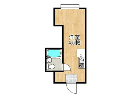サクセスコート都島(ワンルーム/3階)の間取り写真