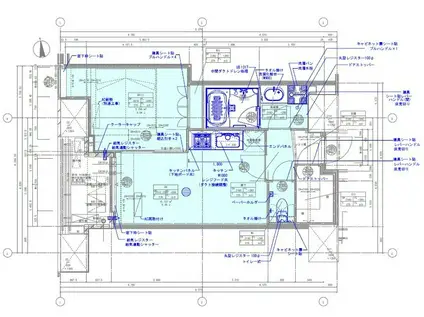 WHITETOWERHAMAMATSUCHO(1LDK/22階)の間取り写真