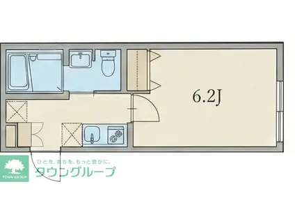 GRANEST(1K/3階)の間取り写真