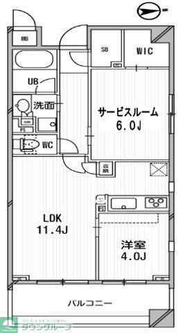 アーデン神保町(1SLDK/5階)の間取り写真