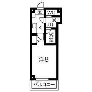リアライズ一社(1K/3階)の間取り写真