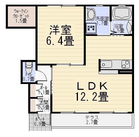CLANNAD(1LDK/1階)の間取り写真