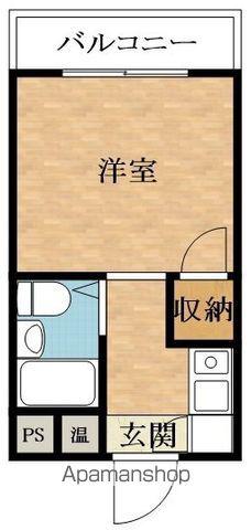 エクセレント・サカキ(1K/4階)の間取り写真