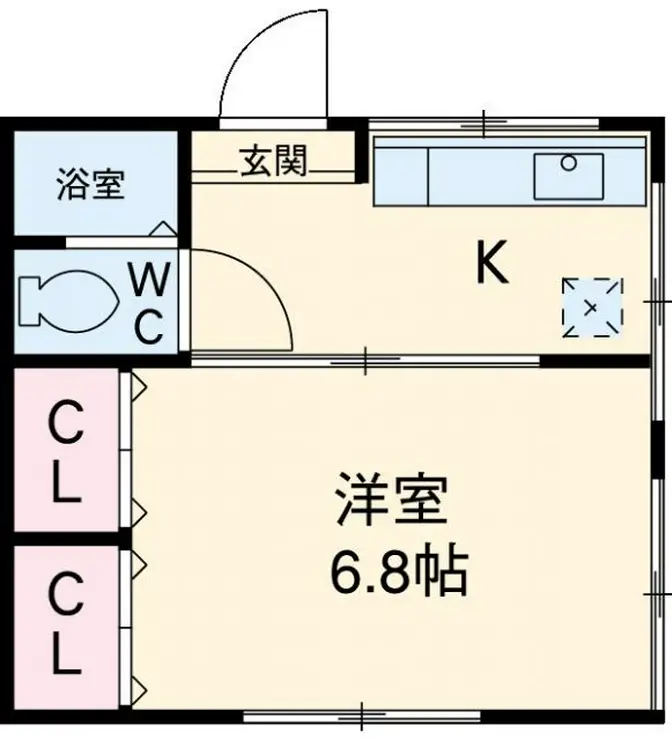 魚地マンション 3階階 間取り