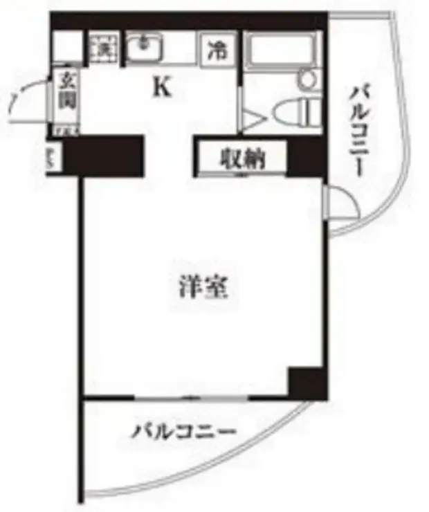 リエス清瀬 4階階 間取り