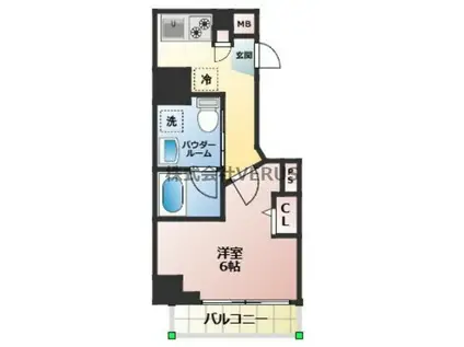 SQUARECITY YOKOHAMA ODORIKOEN AZ(1K/10階)の間取り写真