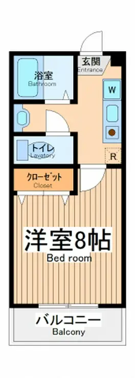 ハイム・ハマキ 1階階 間取り