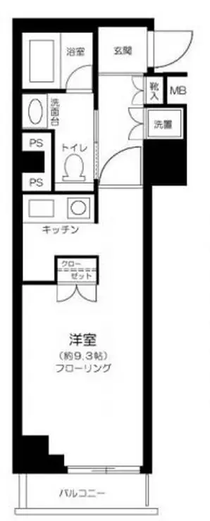 フィールA渋谷 7階階 間取り