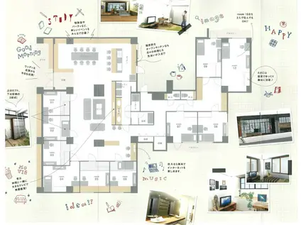 シェアハウス JYU-JYU(ワンルーム/1階)の間取り写真
