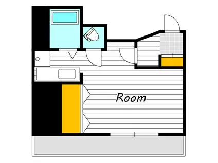 チサンマンション中山下(1K/6階)の間取り写真