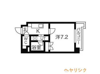イースタンヒルズ一社(1K/3階)の間取り写真