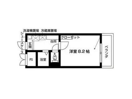 LIVRE久屋(1K/10階)の間取り写真