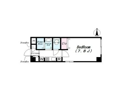 YS PLANET(1K/1階)の間取り写真