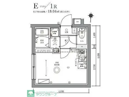 MAXIVCROS川崎大師(ワンルーム/3階)の間取り写真