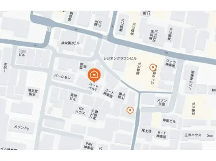 コートベルセブン神楽坂(ワンルーム/1階)の間取り写真