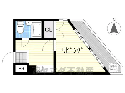 NAヒルズ(1K/2階)の間取り写真