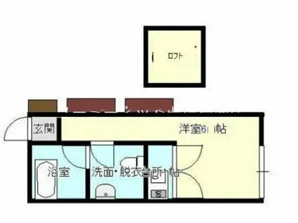 ライフインうすき(ワンルーム/3階)の間取り写真