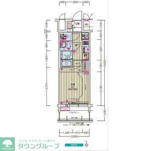プレサンスTHE新栄(1K/3階)の間取り写真