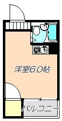 コンフォート緑橋(ワンルーム/5階)の間取り写真