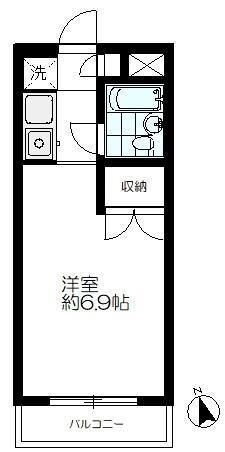 ウィステリ久が原(2DK/3階)の間取り写真