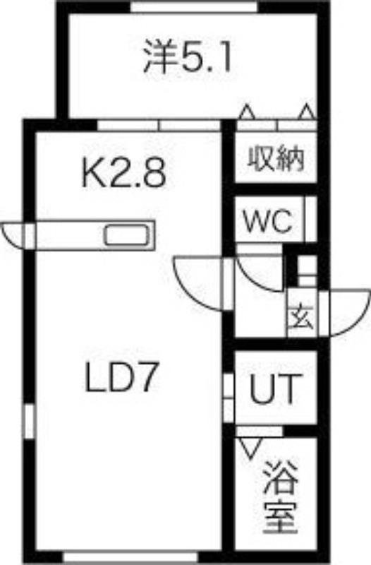 EL CIELO(1LDK/4階)の間取り写真