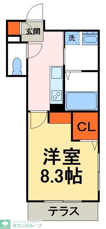 LUZ SOLAR SHINMATSUDO(1K/1階)の間取り写真