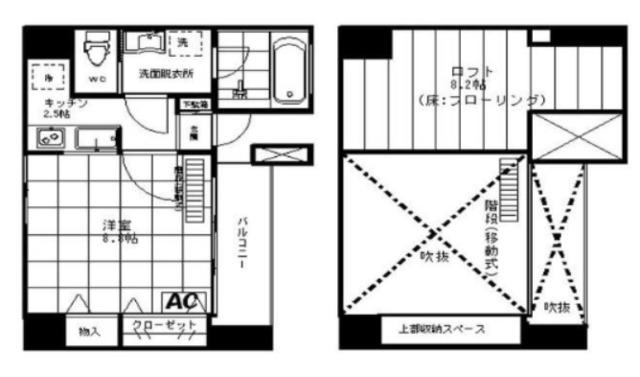 URBANSELECT川口並木(1K/6階)の間取り写真