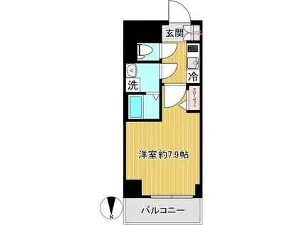 SHOKEN RESIDENCE名古屋(1K/5階)の間取り写真