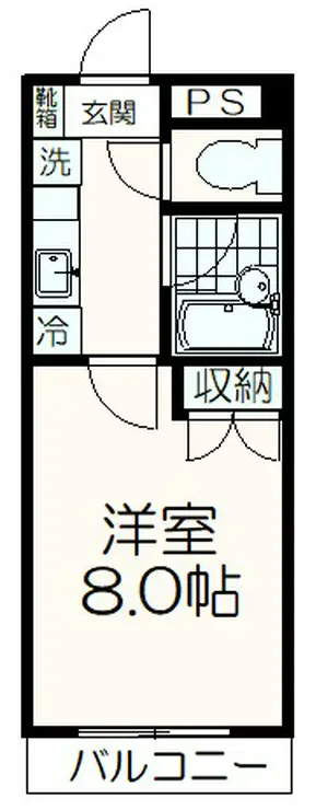 フェンテ多摩 2階階 間取り