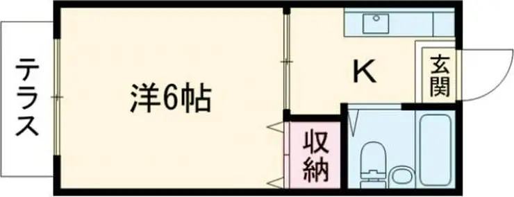 グリーンメゾン伊藤 1階階 間取り