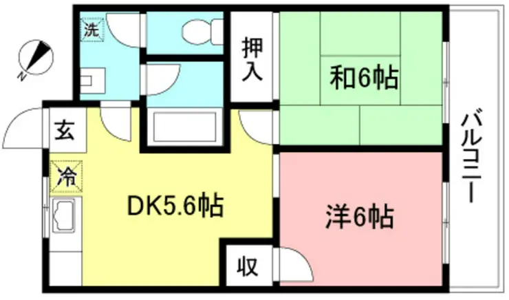 ドミールウメダ 3階階 間取り