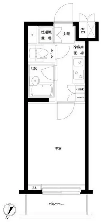 ルーブル鷺宮参番館 2階階 間取り